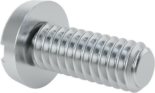 Çinko Kaplı Çelik Dar Peynir Başlı Oluklu Vida, M2 x 0,4 mm Diş, 5 mm Uzunluk, 3,8 mm Baş Çapı