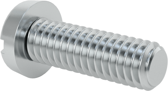 Çinko Kaplı Çelik Dar Peynir Başlı Oluklu Vida, M4 x 0,7 mm Diş, 12 mm Uzunluk, 7 mm Baş Çapı