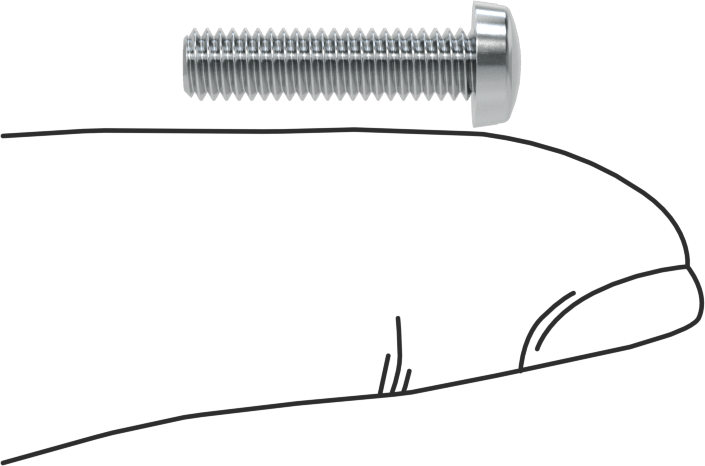 Çinko Kaplı Çelik Dar Peynir Başlı Oluklu Vida, M4 x 0,7 mm Diş, 16 mm Uzunluk, 7 mm Baş Çapı