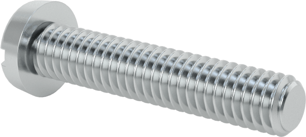 Çinko Kaplı Çelik Dar Peynir Başlı Oluklu Vida, M4 x 0,7 mm Diş, 20 mm Uzunluk, 7 mm Baş Çapı