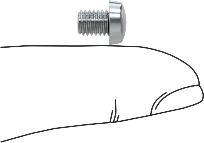 Çinko Kaplı Çelik Dar Peynir Başlı Oluklu Vida, M5 x 0,8 mm Diş, 6 mm Uzunluk, 8,5 mm Baş Çapı