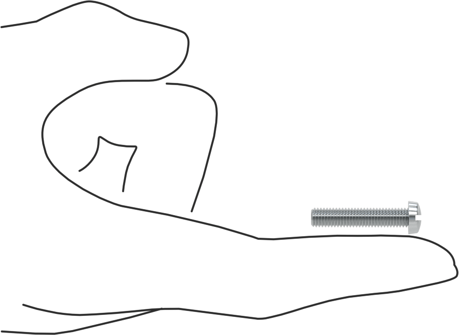 Çinko Kaplı Çelik Dar Peynir Başlı Oluklu Vida, M5 x 0,8 mm Diş, 25 mm Uzunluk, 8,5 mm Baş Çapı