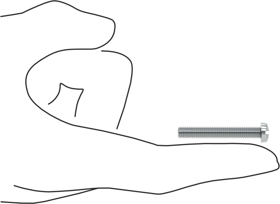 Çinko Kaplı Çelik Dar Peynir Başlı Oluklu Vida, M5 x 0,8 mm Diş, 35 mm Uzunluk, 8,5 mm Baş Çapı