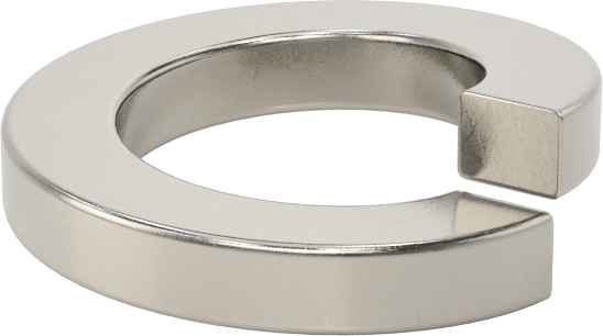 Mil. Spec. Yaylı Pul, Pasifleştirilmiş 18-8 Paslanmaz Çelik, 1-1/8" Vida Boyutu için, MS35338