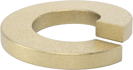Mil. Spec. Yaylı Pul, Çinko-Sarı-Kromat Kaplı Çelik, 1/4" Vida için, MS35338
