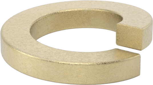 Mil. Spec. Yaylı Pul, Çinko-Sarı-Kromat Kaplı Çelik, 1" Vida Boyutu için, MS35338