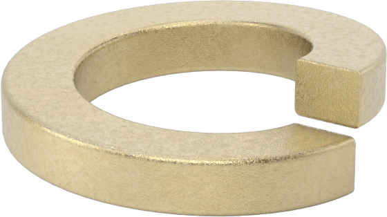 Mil. Spec. Yaylı Pul, Çinko-Sarı-Kromat Kaplı Çelik, 1-1/4" Vida için, MS35338