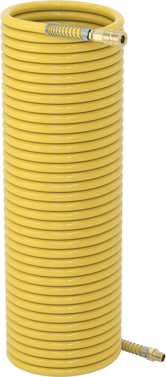 Bağlantı Parçaları ile Geri Çekilebilir Hava Hortumu, 1/4 ARO Hızlı Bağlantı Kesme Soketi x 1/4 NPT Erkek, 1/2" OD, 18 Fit Uzunluk