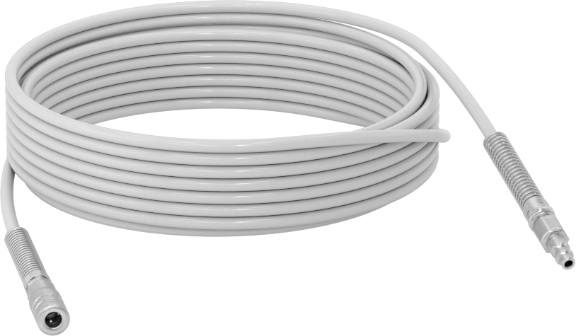 Bağlantı Parçaları ile Geri Çekilebilir Hava Hortumu, Hızlı Bağlantı Kesme 1/4 Pirinç Soket x 1/4 Çelik Plug, 5/16" OD, 38 Fit Uzunluk