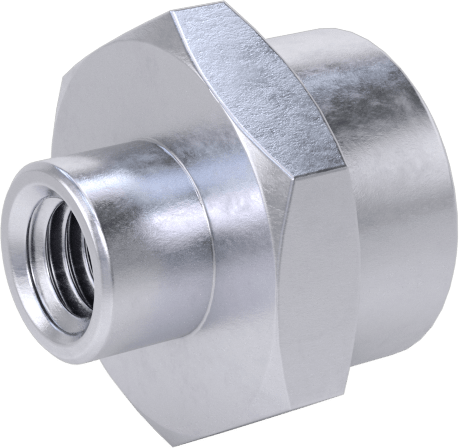 Yüksek Basınçlı Nikel Kaplı Pirinç Boru Bağlantı Parçası, Adaptör, 1/8 BSPP Dişi, M5 x 0,8 mm Dişli Boyutu Dişi