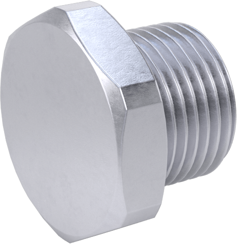 Yüksek Basınçlı Nikel Kaplı Pirinç Boru Bağlantı Parçası, Dış Altıgen Tahrikli Fiş, M12 x 1 mm Erkek Diş