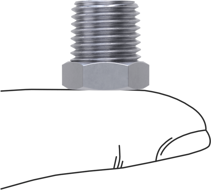 Yüksek Basınçlı Nikel Kaplı Pirinç Boru Bağlantı Parçası, Burç Redüksiyon Adaptörü, 1/4 Erkek x 1/8 Dişi BSPT