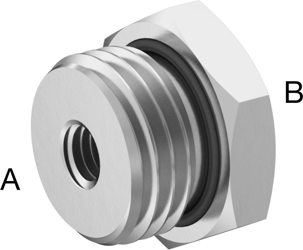 Yüksek Basınçlı Nikel Kaplı Pirinç Boru Bağlantı Parçası, Burç Adaptörü, 1/4 BSPP Erkek, M5 x 0,8 mm Dişi