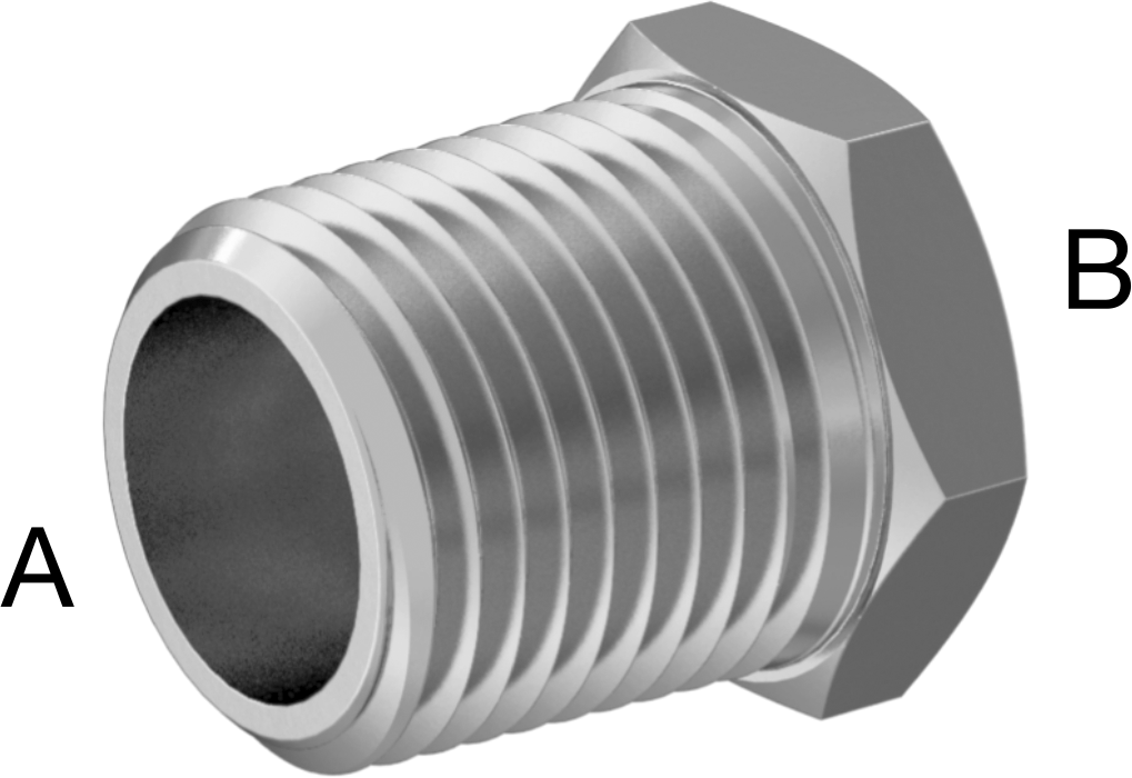 Yüksek Basınçlı Nikel Kaplı Pirinç Boru Bağlantı Parçası, Burç Redüksiyon Adaptörü, 1/2 Erkek x 3/8 Dişi NPT