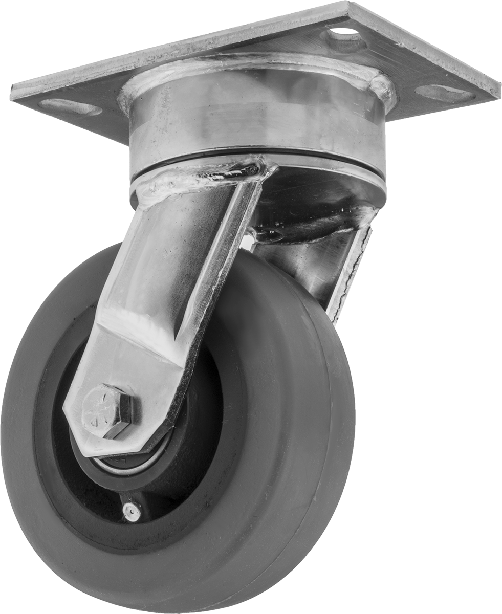 Swivel with Flat Tread