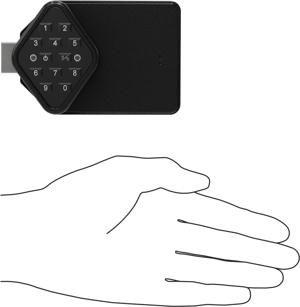 Elektronik Dolap Kilidi, Kombinasyon ve RFID Sinyali, Paylaşımlı Kullanıcı Modu