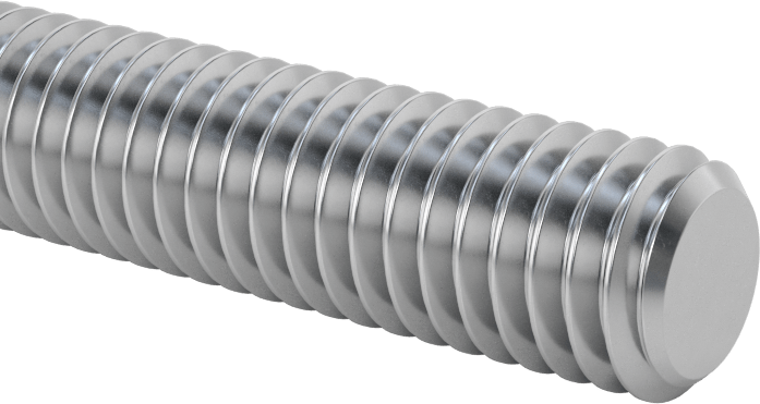 Düşük Mukavemetli Çelik Dişli Çubuk, 2-56 Diş Boyutu, 1-1/2" Uzunluk