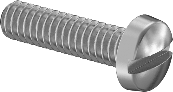 316 Paslanmaz Çelik Oluklu Vidalar, Peynir Başlığı, M2 x 0,4 mm Diş Boyutu, 8 mm Uzunluk