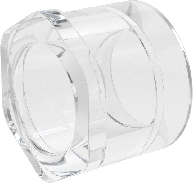 Şeffaf Görüşlü Standart Cidarlı PVC Plastik Boru Bağlantı Parçası, Redüksiyon Adaptörü, 1-1/2 Erkek x 1 Dişi Soket Bağlantısı