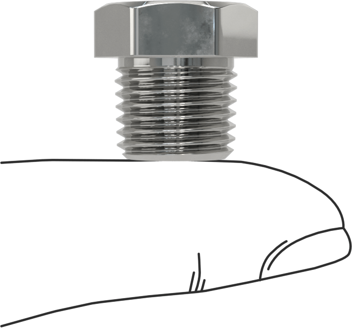 Düşük Basınçlı Krom Kaplı Pirinç Boru Bağlantı Parçası, Altıgen Gövdeli Burç Adaptörü, 1/4 Erkek x 1/8 Dişi NPT