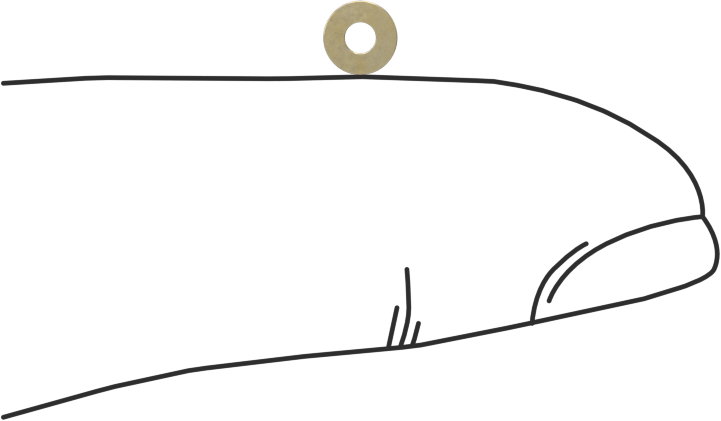 Pirinç Genel Amaçlı Pul, M1.6 Vida Boyutu için, 1.7 mm ID, 4 mm OD