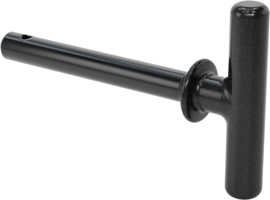 T-Kollu Çatal Pim, 5/8" Çap, 4" Kullanılabilir Uzunluk