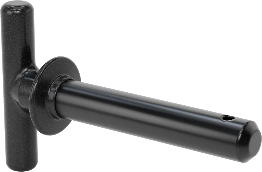 T-Kollu Çatal Pim, 7/8" Çap, 4" Kullanılabilir Uzunluk