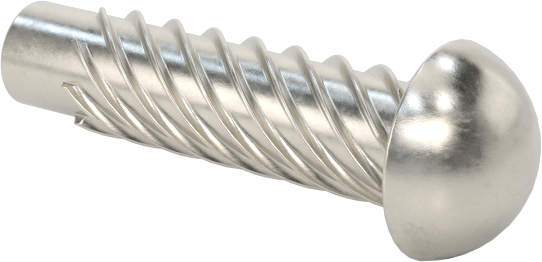 Metal için 18-8 Paslanmaz Çelik Vidalı Çiviler, Plastik ve Kontrplak, 2 Numaralı, 3/8" Uzunluk