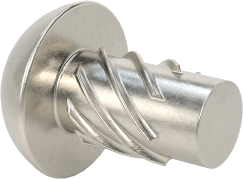 Metal için 18-8 Paslanmaz Çelik Vidalı Çiviler, Plastik ve Kontrplak, 4 Boyut, 3/16" Uzunluk