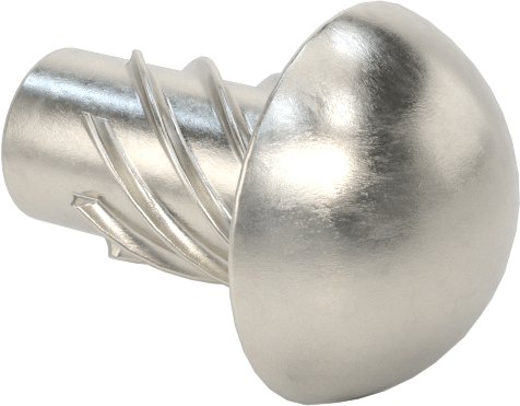 Metal için 18-8 Paslanmaz Çelik Vidalı Çiviler, Plastik ve Kontrplak, 4 Boyut, 3/16" Uzunluk