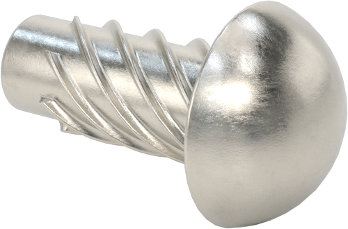Metal için 18-8 Paslanmaz Çelik Vidalı Çiviler, Plastik ve Kontrplak, 4 Boyut, 1/4" Uzunluk