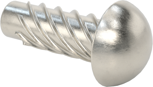 Metal için 18-8 Paslanmaz Çelik Vidalı Çiviler, Plastik ve Kontrplak, 4 Boyut, 5/16" Uzunluk