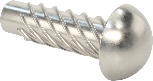 Metal için 18-8 Paslanmaz Çelik Vidalı Çiviler, Plastik ve Kontrplak, 4 Boyut, 3/8" Uzunluk