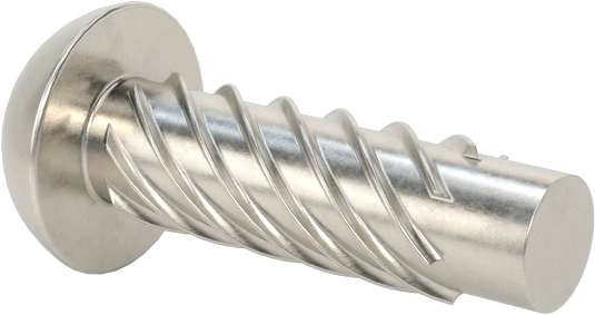Metal için 18-8 Paslanmaz Çelik Vidalı Çiviler, Plastik ve Kontrplak, 4 Boyut, 3/8" Uzunluk