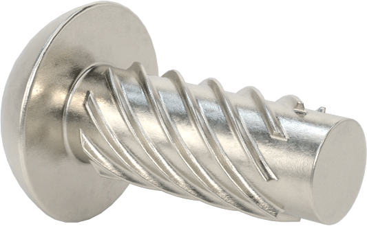 Metal için 18-8 Paslanmaz Çelik Vidalı Çiviler, Plastik ve Kontrplak, 12 Boyut, 1/2" Uzunluk
