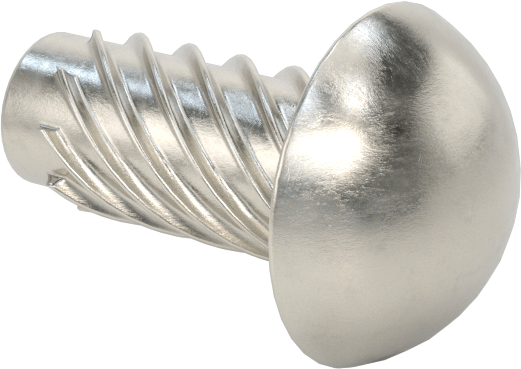 Metal için 18-8 Paslanmaz Çelik Vidalı Çiviler, Plastik ve Kontrplak, Boyut 14, 1/2" Uzunluk