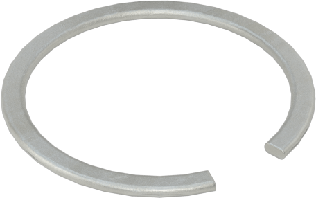 Tek Turlu Spiral İç Tutma Halkaları, 3/8" İç Çap için, 1060-1090 Yay Çeliği