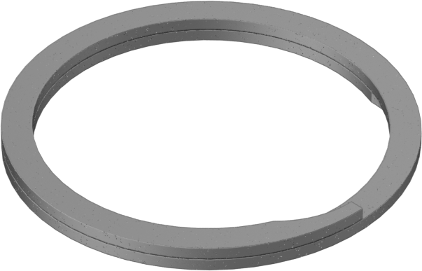 Ağır Hizmet Tipi Spiral Dış Tutma Halkası, 1/4" Dış Çap için, 1060-1090 Yay Çeliği