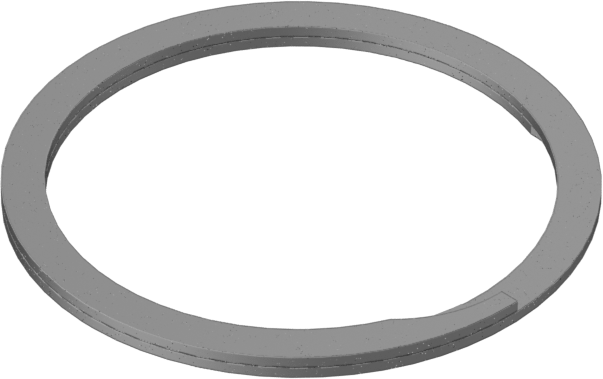 Ağır Hizmet Tipi Spiral Dış Tutma Halkası, 3/8" dış çap için, 1060-1090 Yay Çeliği