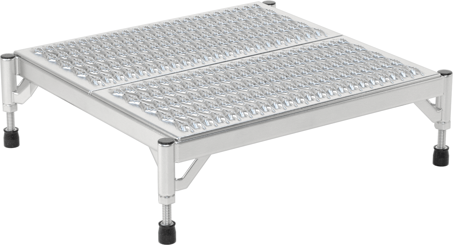 Hafif Çalışma Platformu, 5“ ila 8” Toplam Yükseklik, 24-1/4" Genişlikli Üst Basamak