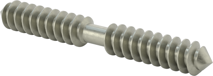 Wood-to-Wood Joining Studs, 5/16" Screw Size, 2-1/2" Long