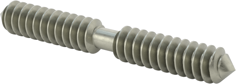 Wood-to-Wood Joining Studs, 3/8" Screw Size, 3" Long