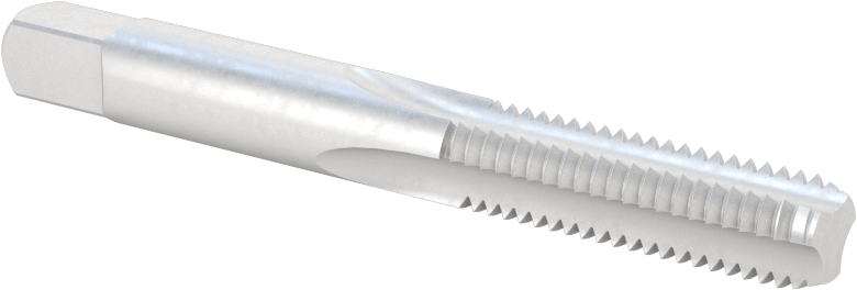 Helisel Ekli Kılavuz, 1/4"-20 Uç Boyutu için, Alt Pah