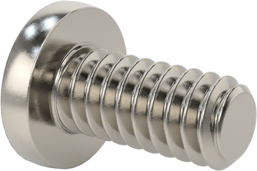 316 Paslanmaz Çelik Silindir Başlı Phillips Vida, 0-80 Diş, 1/8" Uzunluk