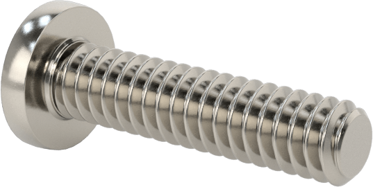 316 Paslanmaz Çelik Silindir Başlı Phillips Vida, 0-80 Diş, 1/4" Uzunluk