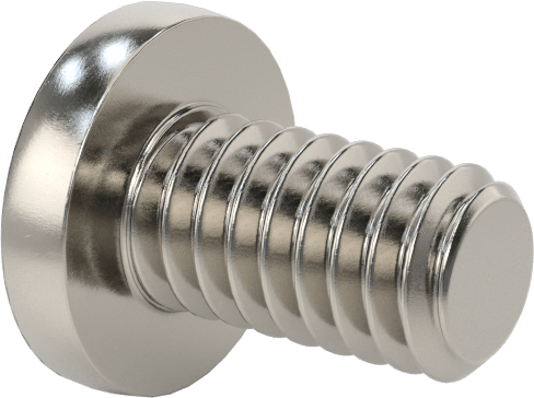 316 Paslanmaz Çelik Silindir Başlı Phillips Vida, 1-72 Diş, 1/8" Uzunluk