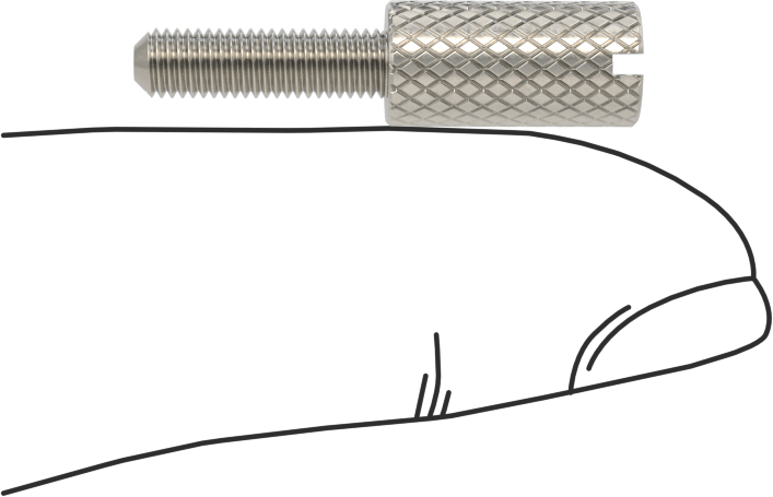 Tırtıllı Başlı Parmak Vidası, Yarık, Dar, 6-48 Diş Boyutu, 1/2" Uzunluk