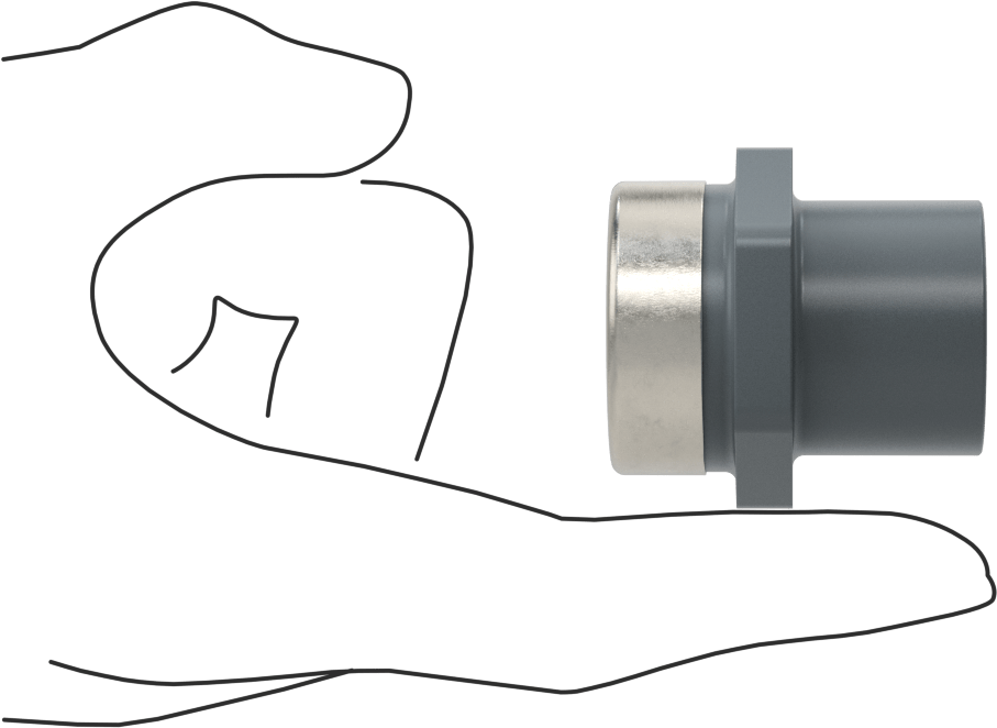 Su için Yaka ile Kalın Cidarlı PVC Boru Bağlantı Parçası, Redüksiyon Adaptörü, 1/2 Soket Dişi x 3/4 NPT Dişi