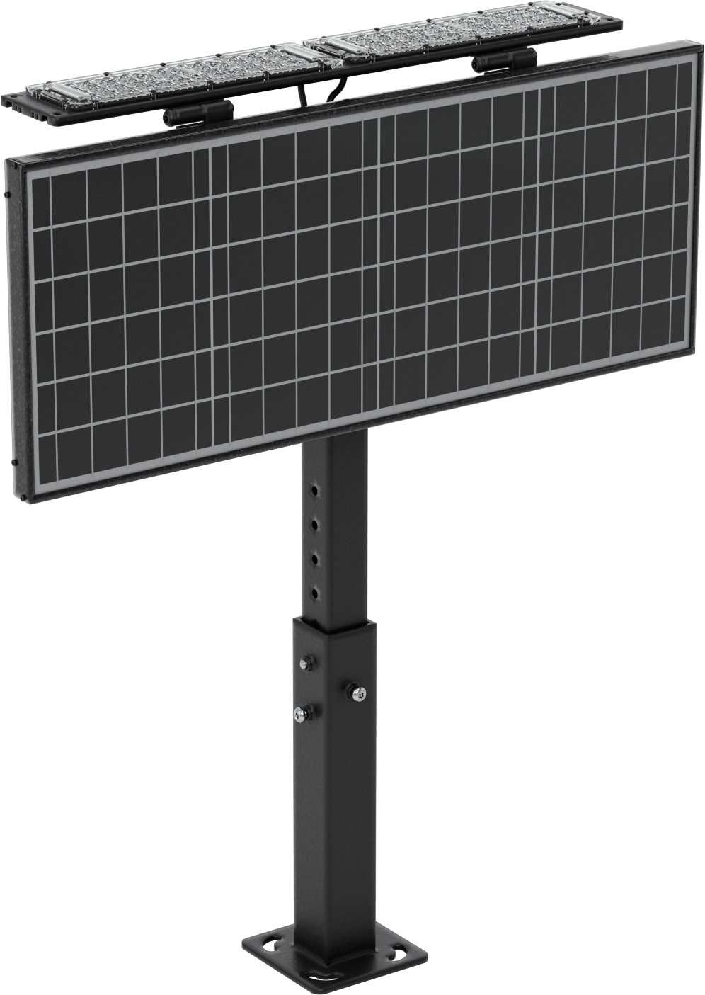 Güneş Enerjili Projektör, 1 adet Başlık ile, 2000 Lumens