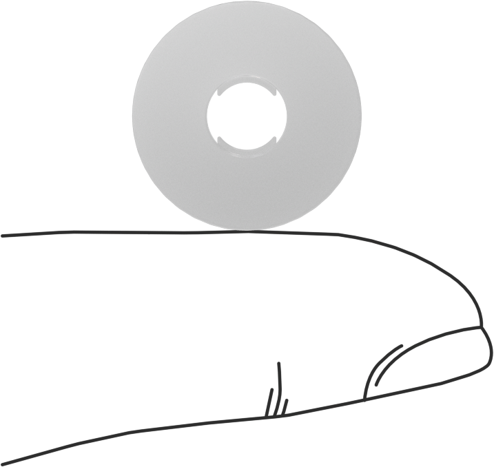 Kendinden Tutunan Pullar, 1/4" ve M6 Vida, 0.252" ID, 0,073“-0,085” Kalınlık, Krem